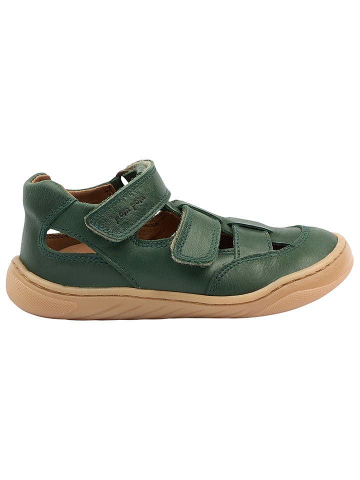 POM POM Leder-Barfußschuhe in Grün günstig kaufen