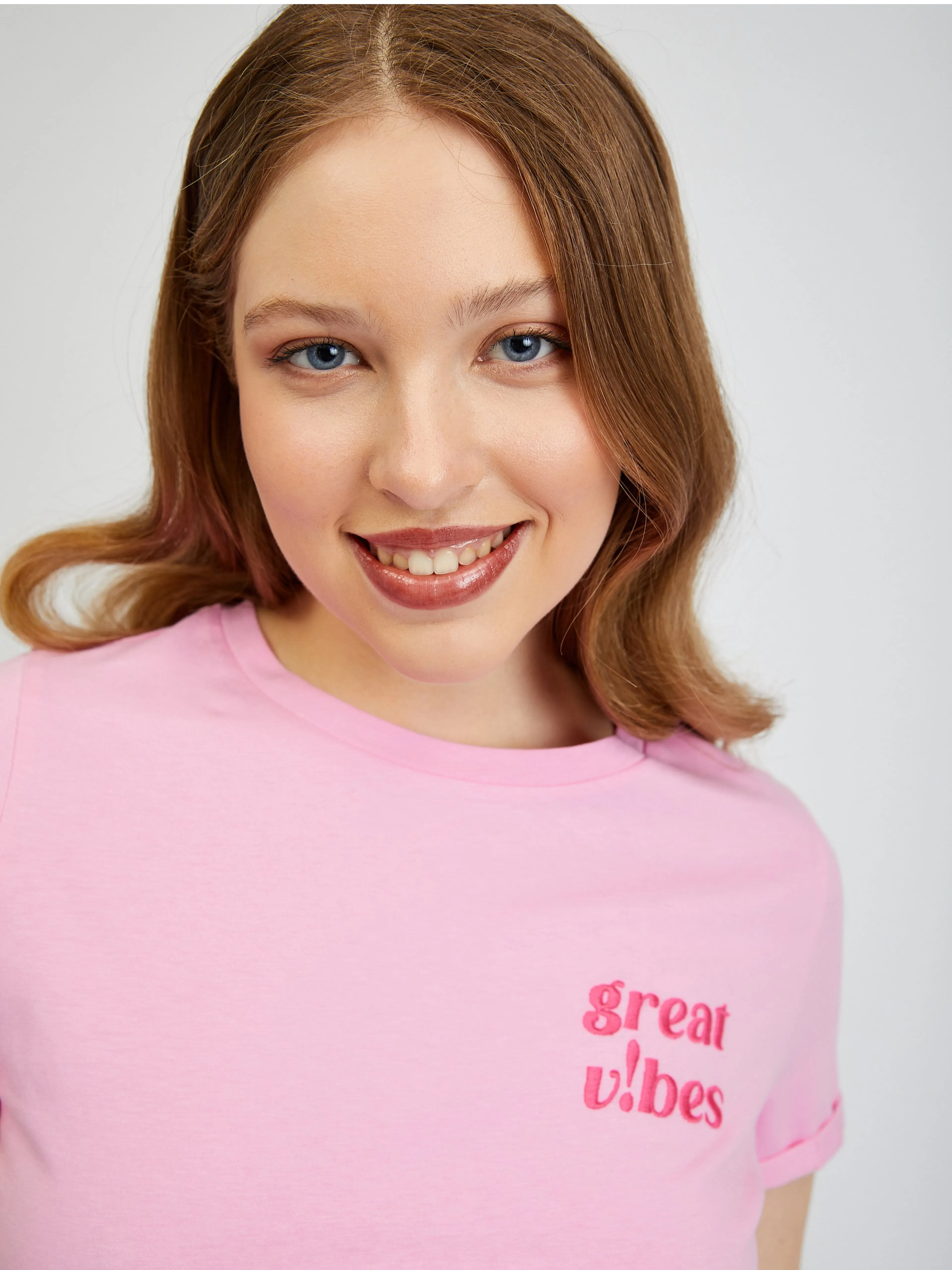 Rosa Damen-T-Shirt ORSAY