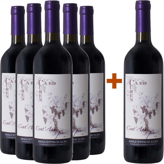 5+1 Paket Cent´anni e piú... Dolcetto d´Alba DOC - Ca ed Curen