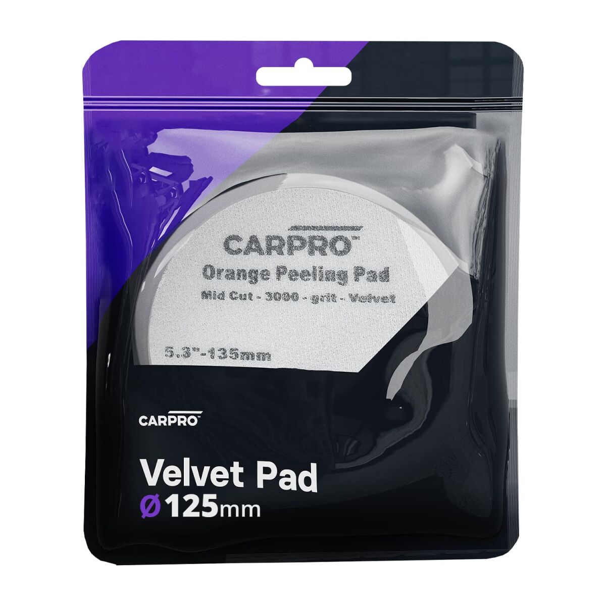 CarPro Velvet Polierpad 125mm medium