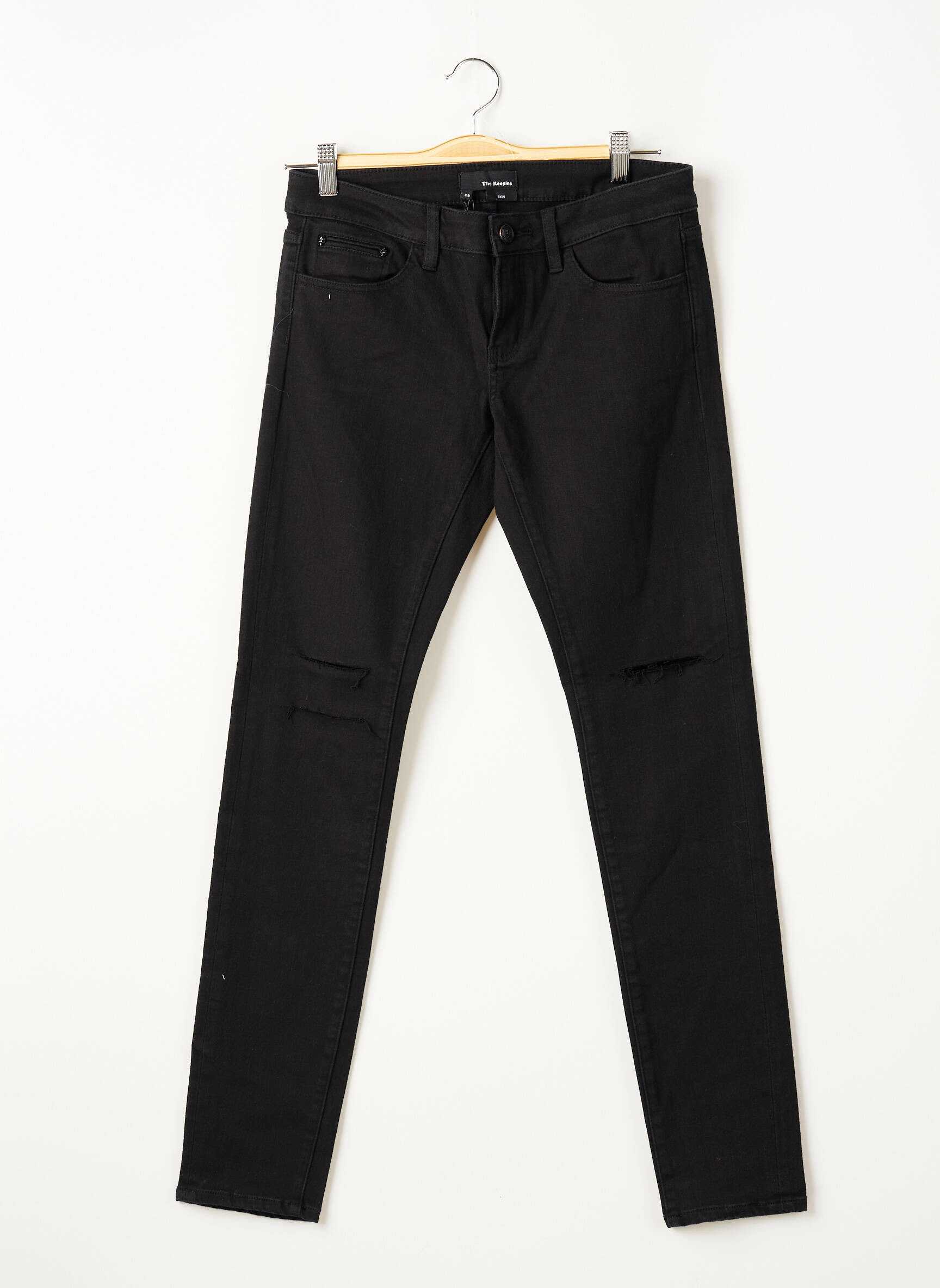 The Kooples Jeans Skinny Femme couleur noir