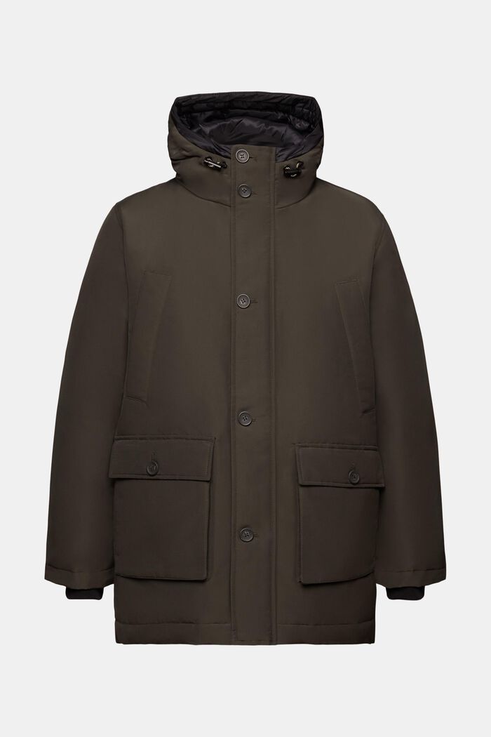 Daunenjacke mit Kapuze