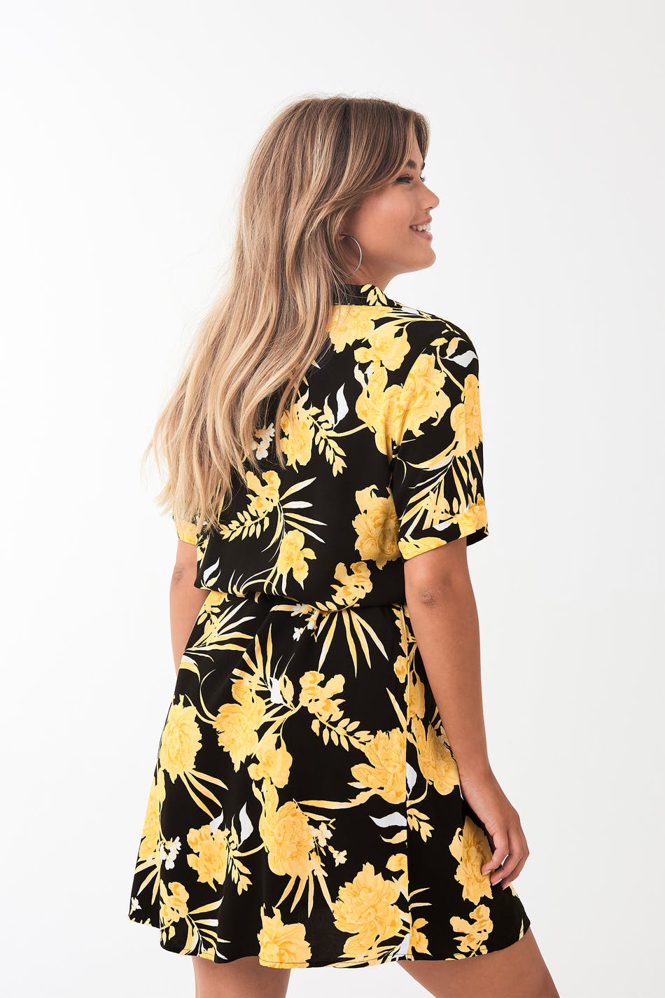 Blenda button down dress