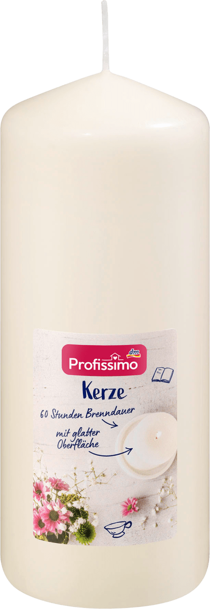 Kerze glatt 170/70 champagner, 1 St