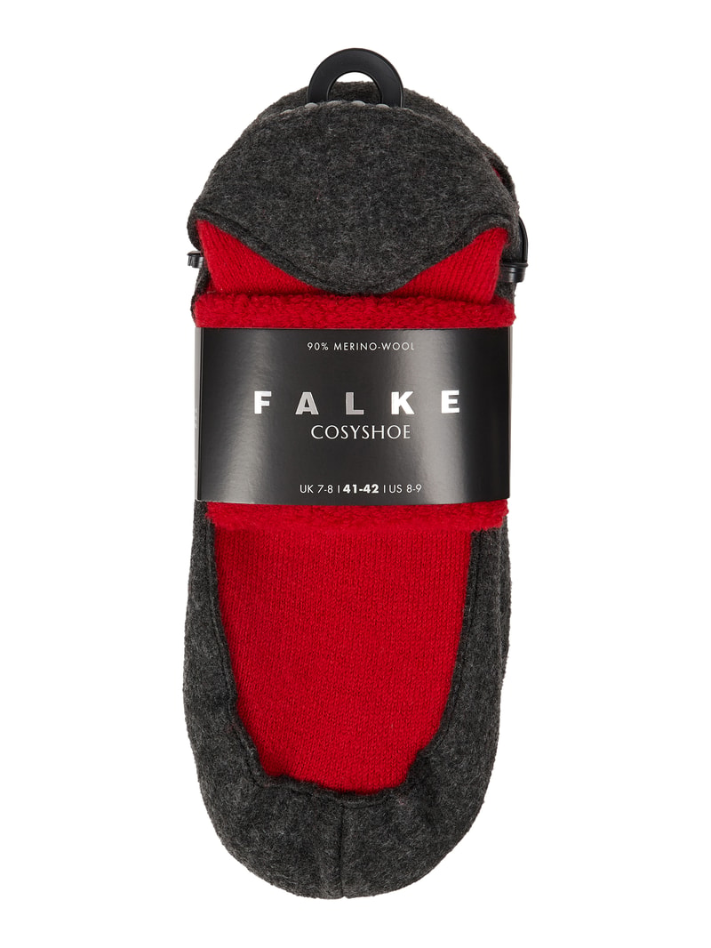 Socken mit elastischem Rippenbündchen Modell 'COSYSHOES' in rot