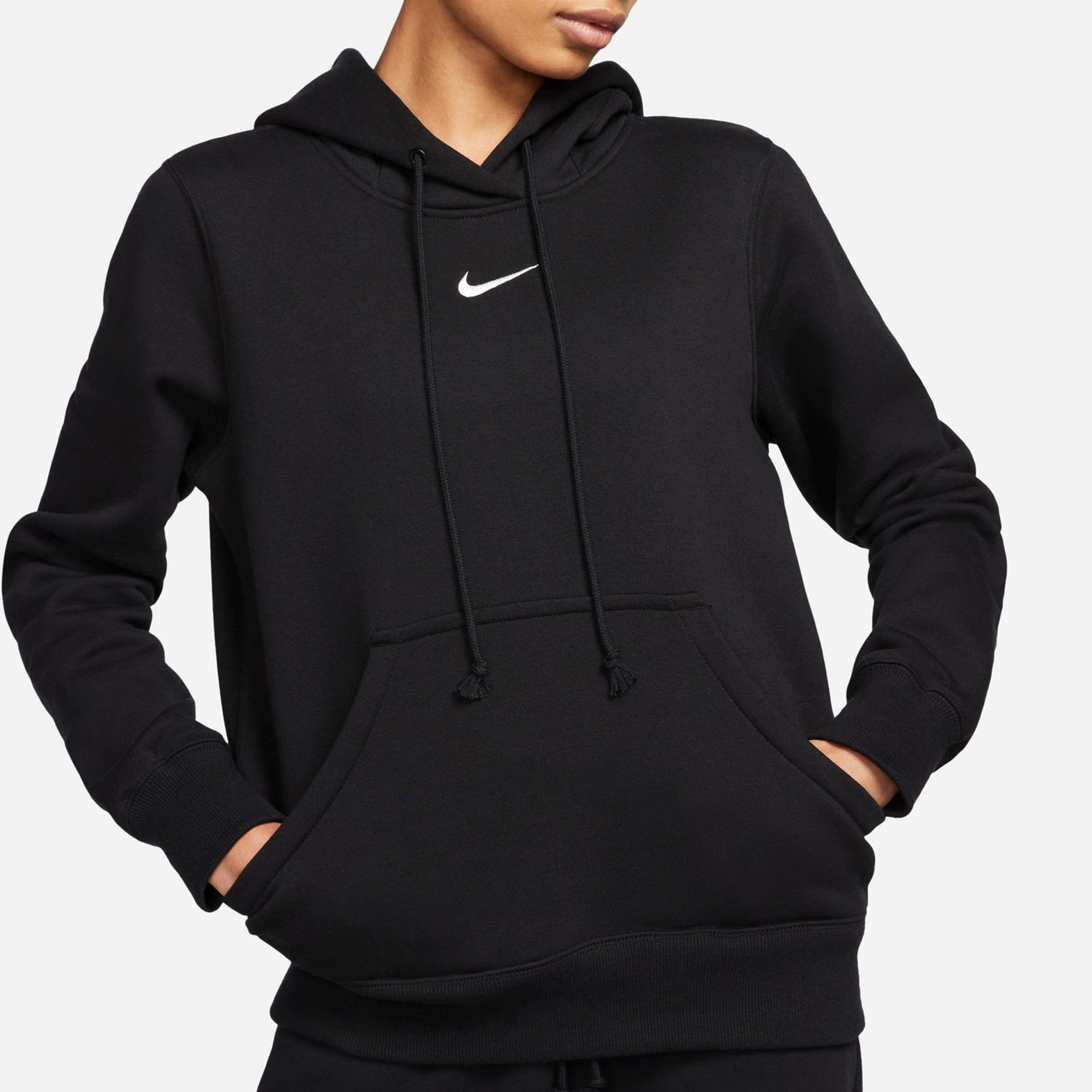 PHNX Fleece Standard Hoody Damen - Schwarz
