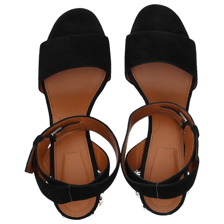 Givenchy - Sandalen Veloursleder - schwarz