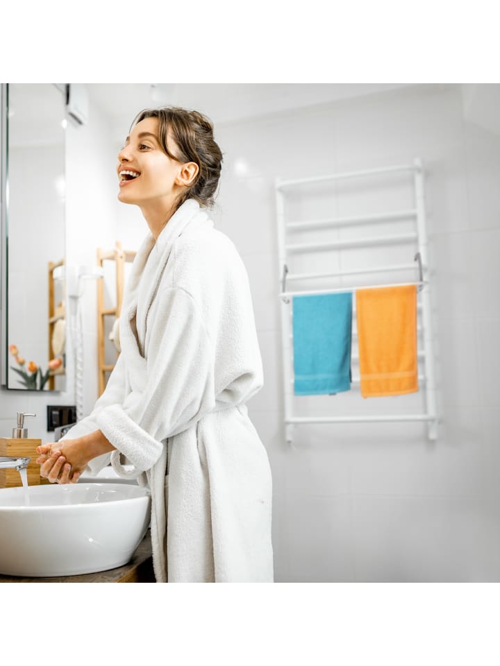 relaxdays 2 x Hängetrockner in Weiß/ Grau - (B)63 x (H)15 x (T)67 cm günstig kaufen onesize