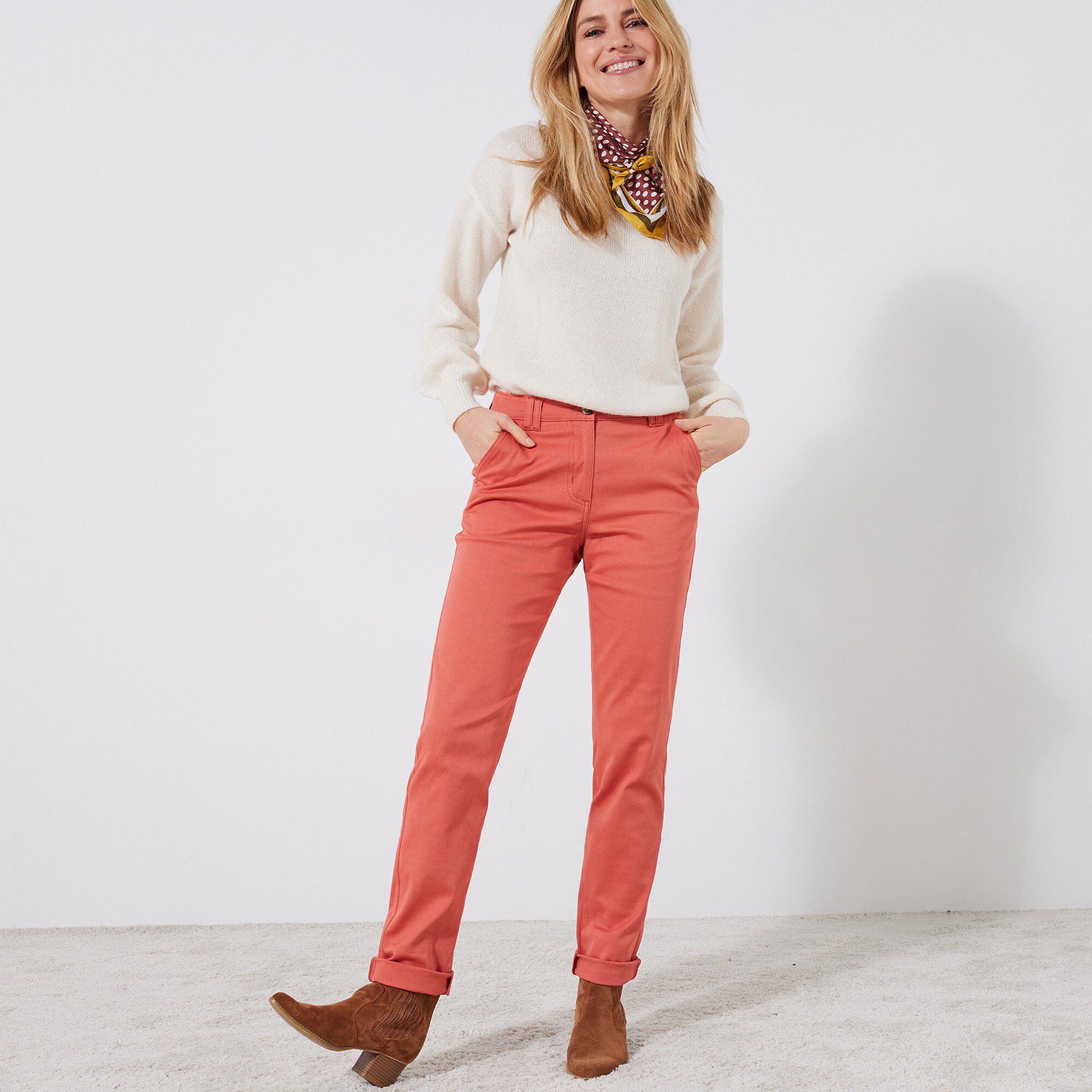 Pantalon chino stretch