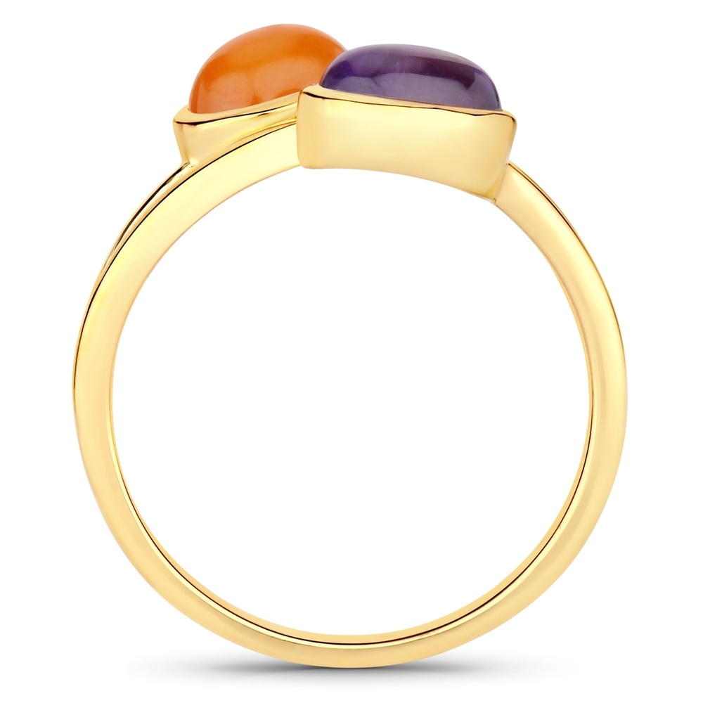 Rafaela Donata Bague Argent sterling Améthyste en Or jaune Bague