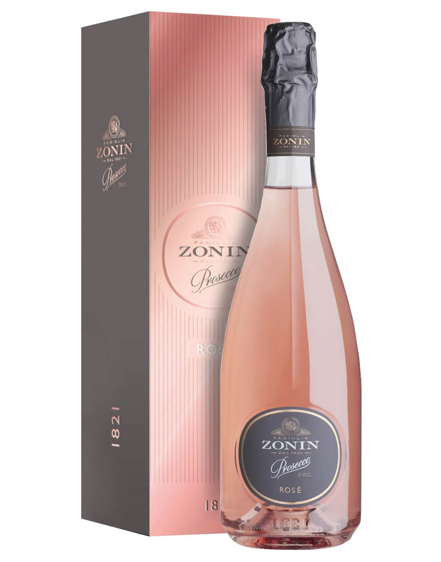 Prosecco Brut Rosé DOC 1821 Zonin 0,75 ℓ, En Étui