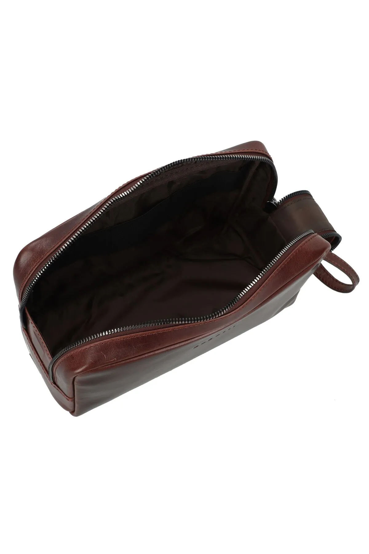 BUGATTI  25 cm breiter Romano Kulturbeutel Leder