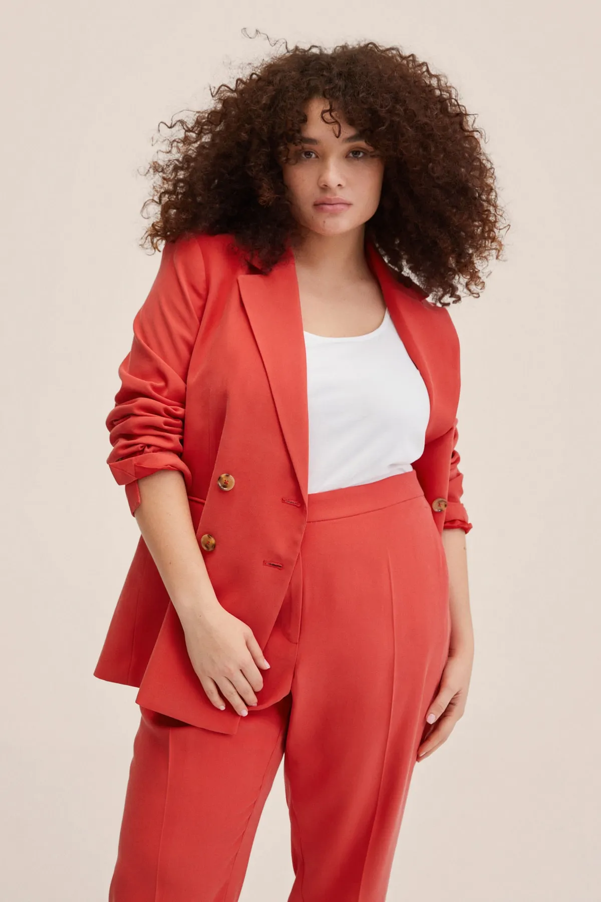 MANGO  27065749 Frau / Mädchen Erdbeere