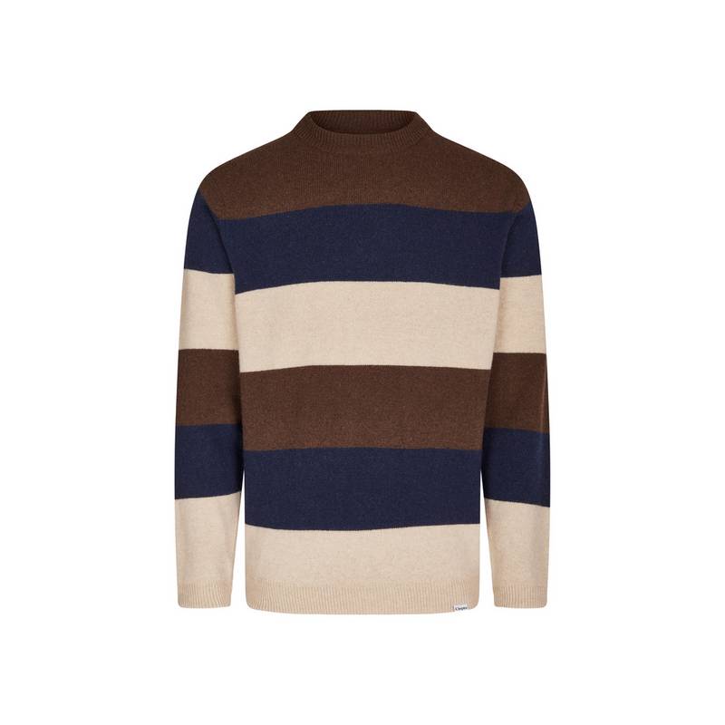 Cleptomanicx El Stripico Strickpullover Herren
