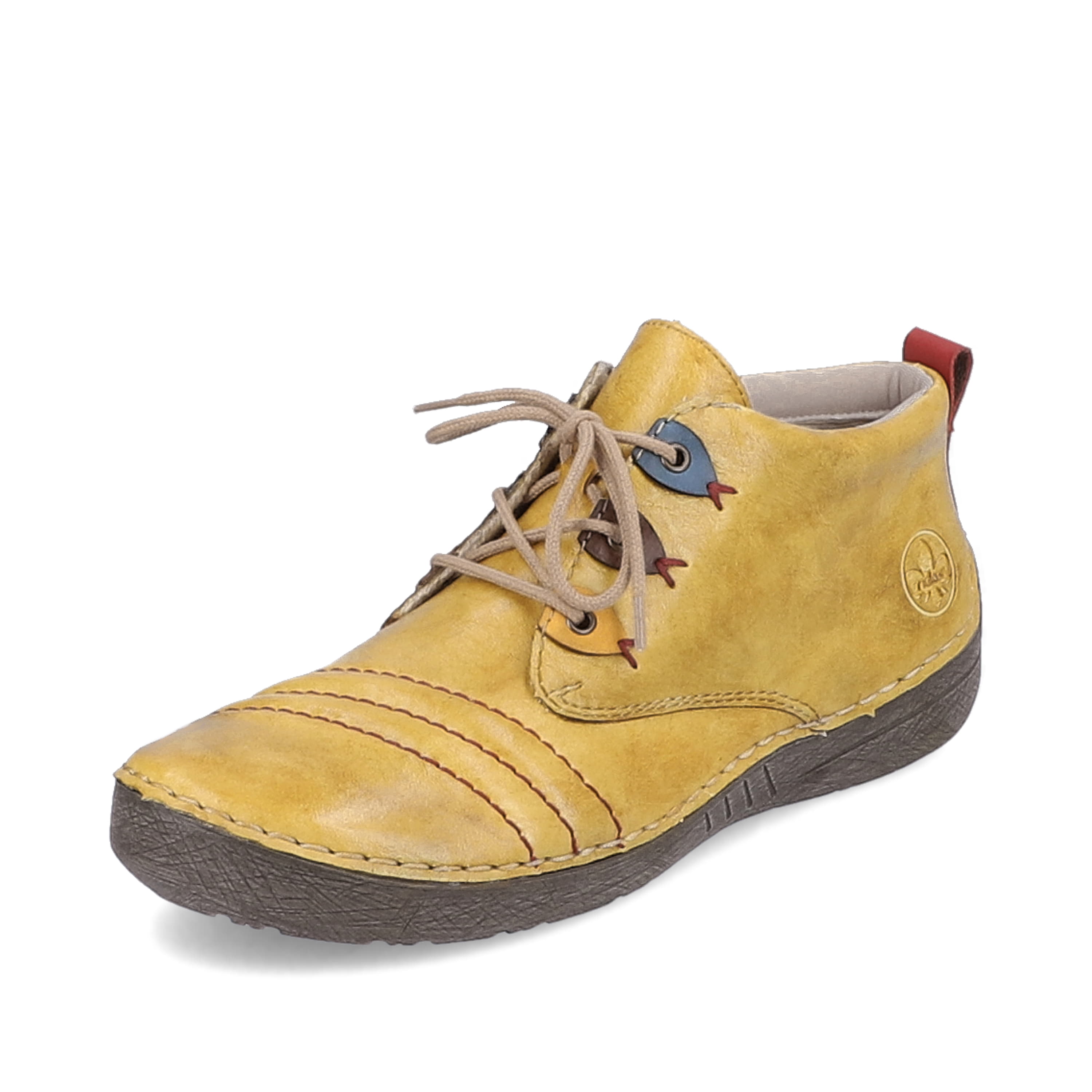 Rieker Damen Schnürschuhe exoticgelb