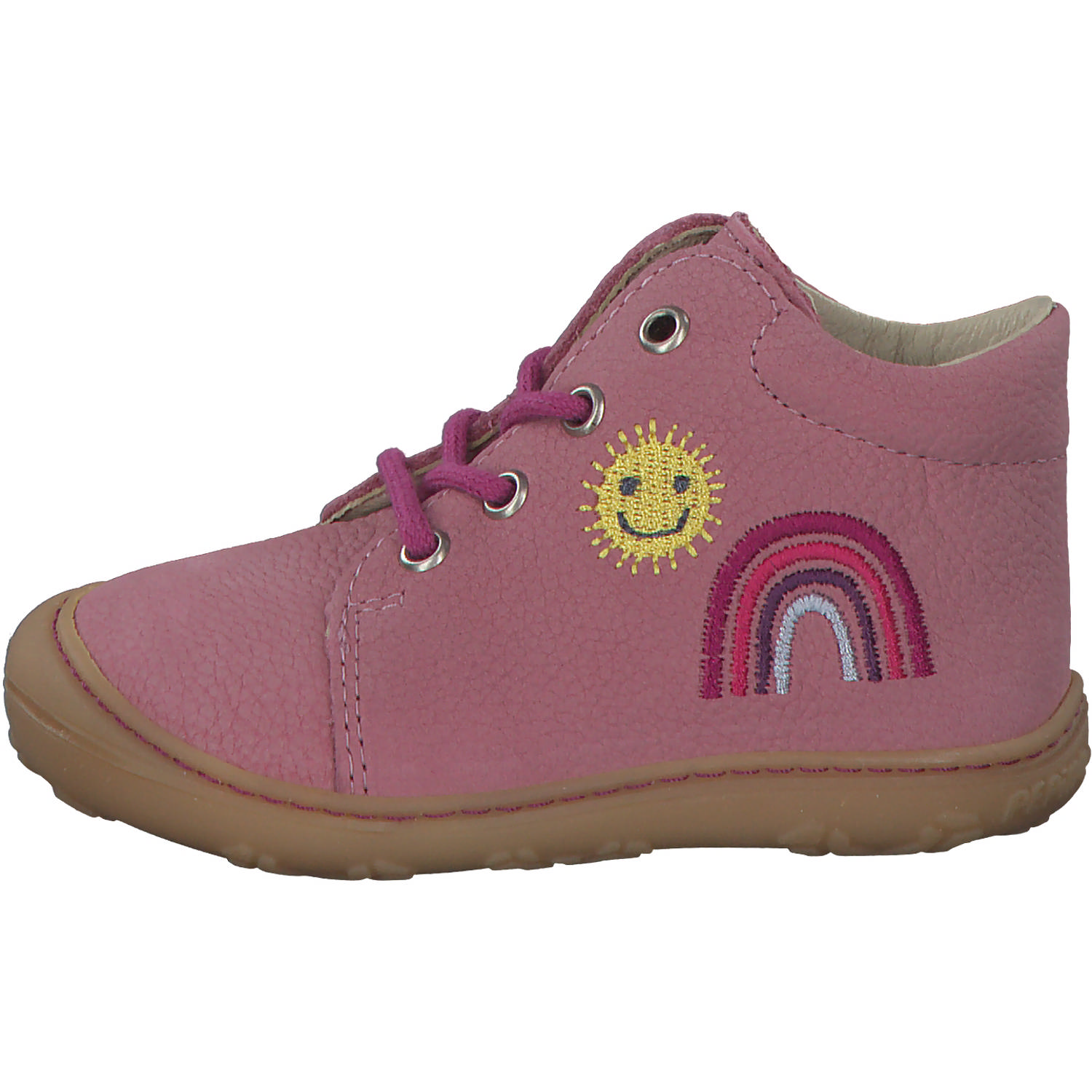 Ricosta Mecki 1203202, Lauflernschuhe, Kinder, mallow/Regenbogen