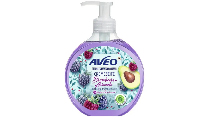 AVEO Cremeseife Brombeer & Avocado 500 ml