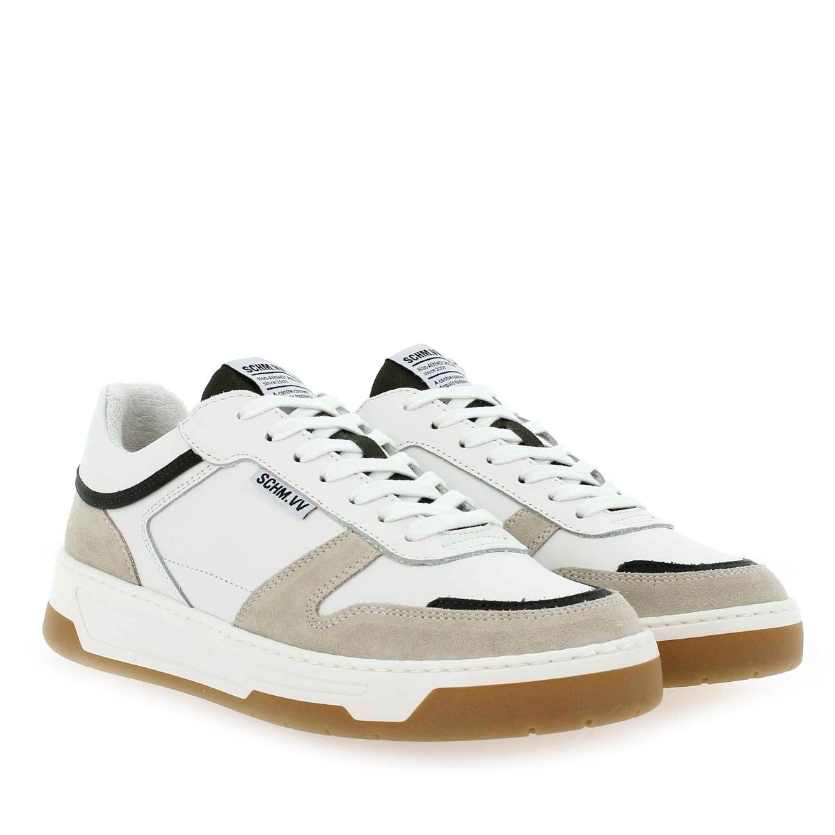 Schmoove  SMATCH SNEAKER - Blanc Beige