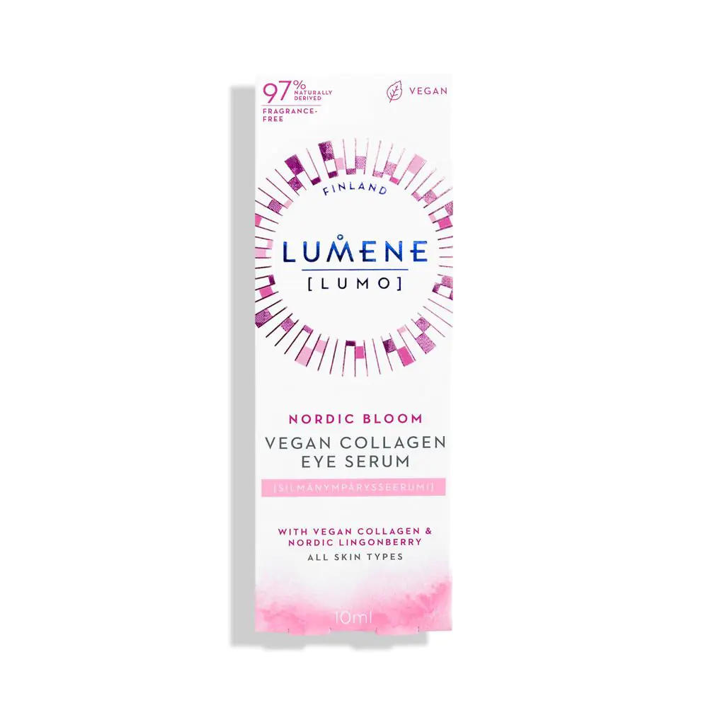 „Lumene Nordic Bloom“ – kolageno paakių serumas (su veganišku kolagenu) 10 ml