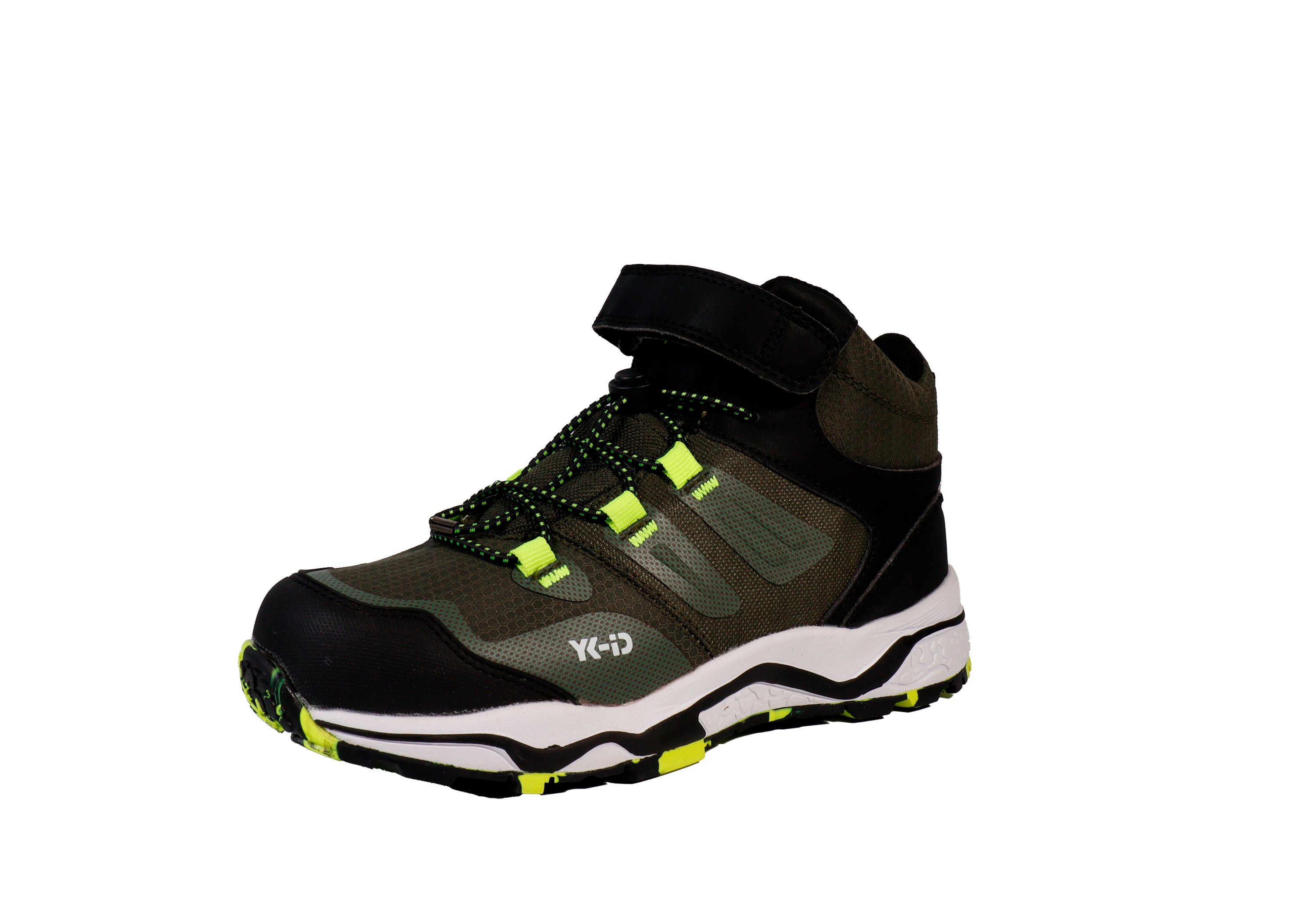 Lurchi Stiefel Leonard-Tex - black-olive-lime
