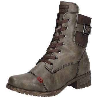Rieker Schnürstiefelette in grün
