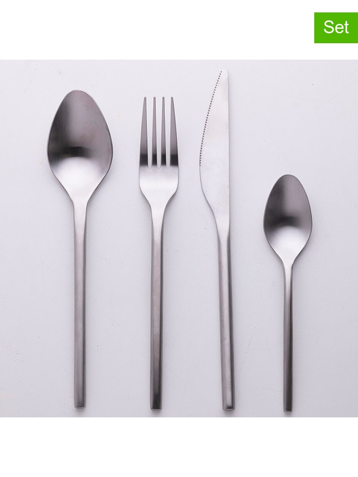 Villa d´Este 24tlg. Besteckset in Silber günstig kaufen onesize