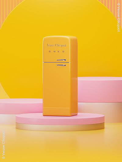 Veuve Clicquot Brut Carte Jaune SMEG Box