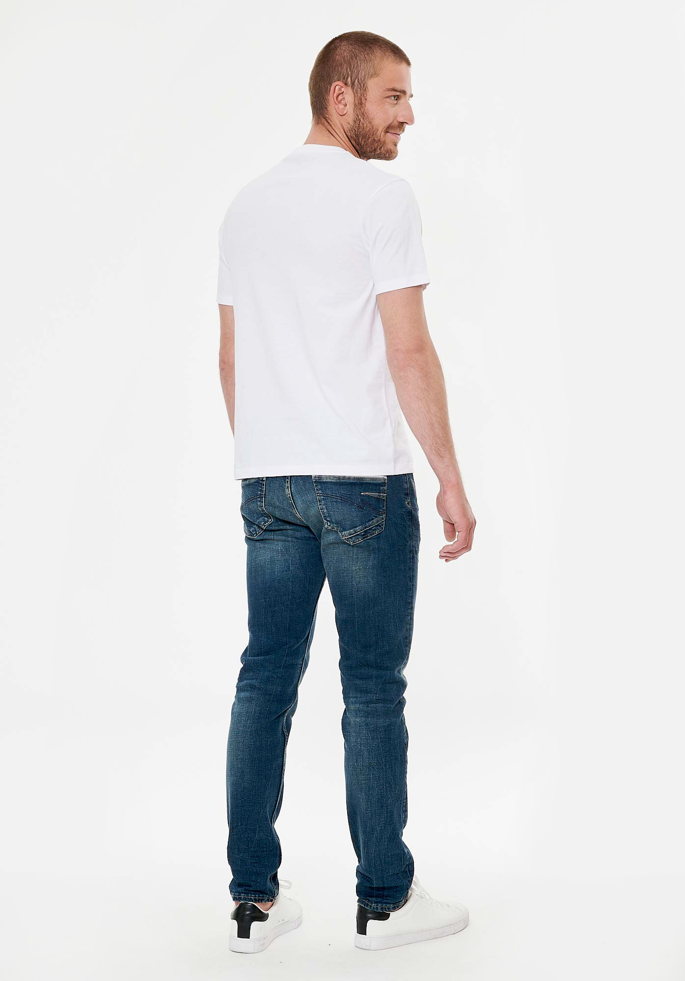 RUMO   T-shirt blanc homme 100% coton bio