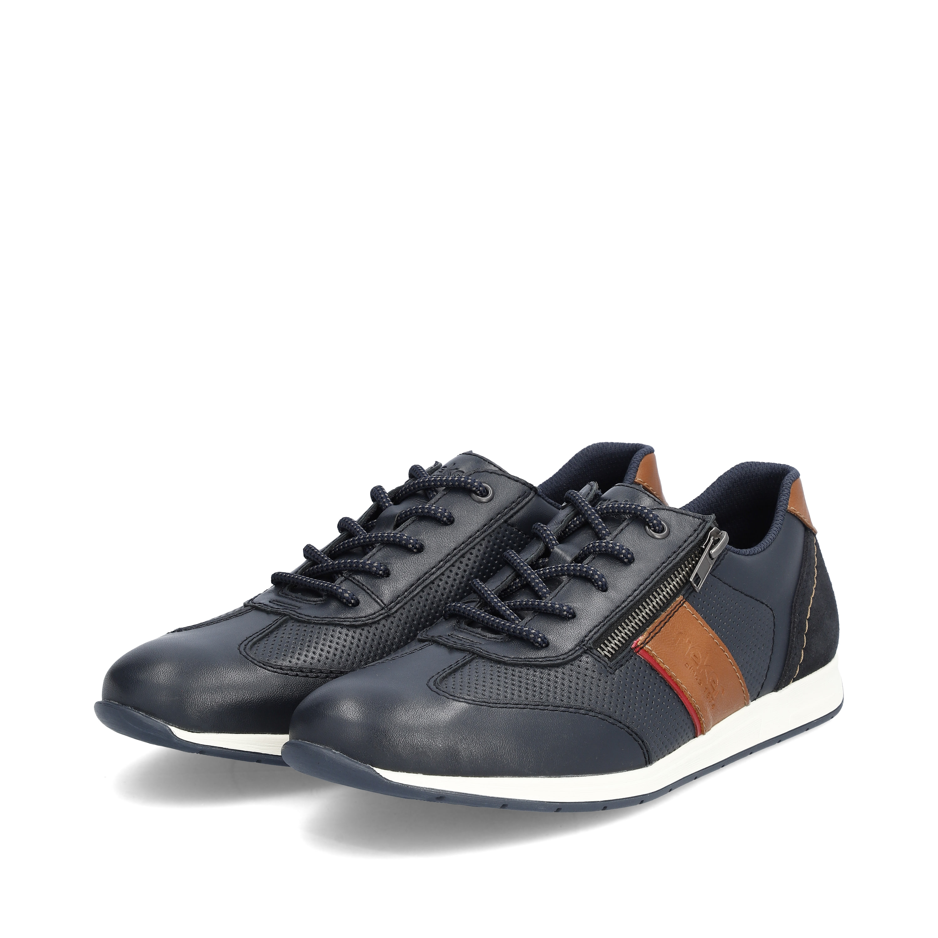 Rieker Herren Schnürschuhe ozeanblau