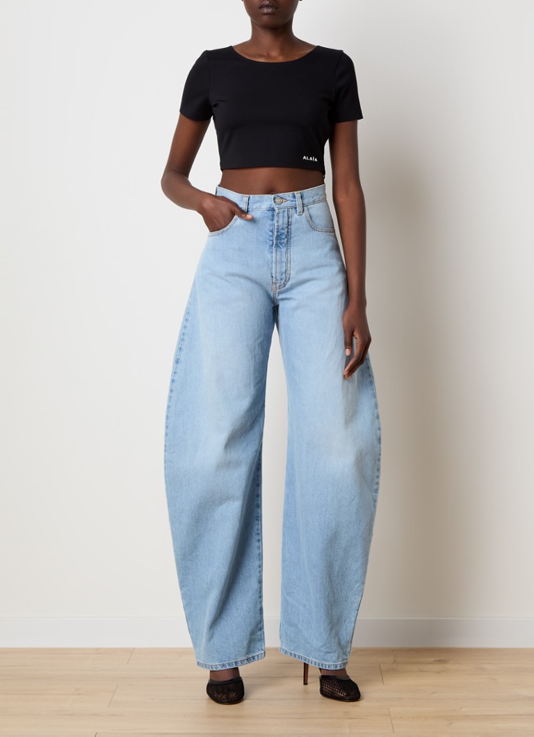 Alaïa Sculpting crop top with zipper