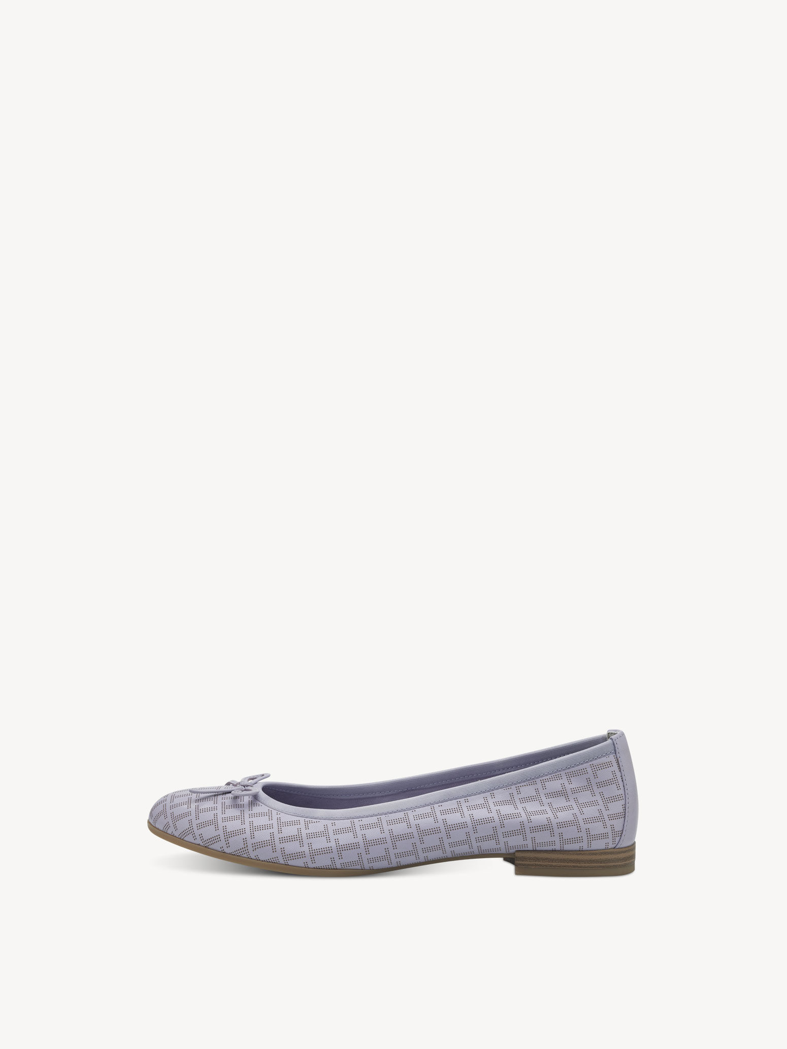 Ballerine en cuir - mauve
