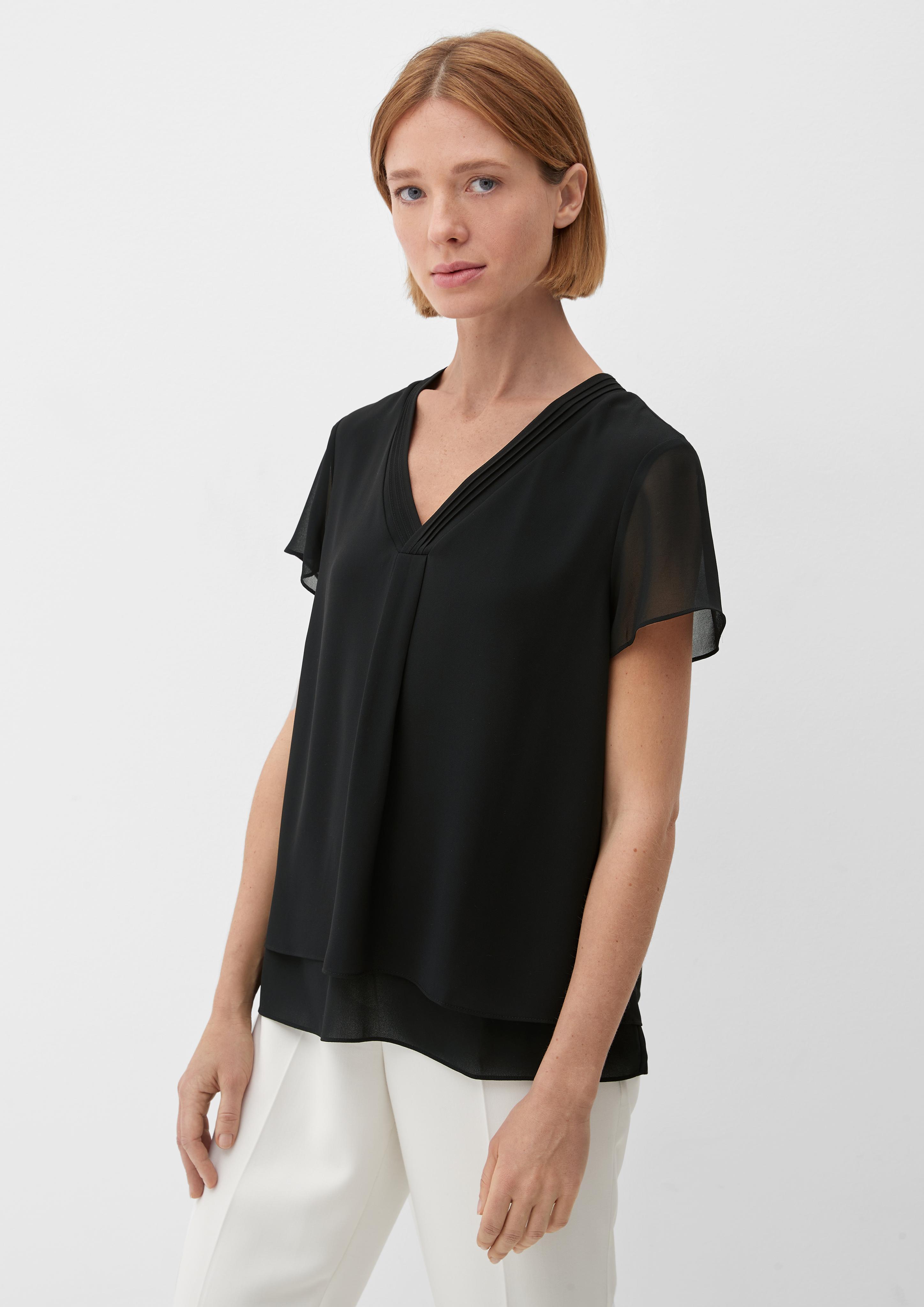 Layering-Bluse aus Chiffon  01.899.12.3121-9999