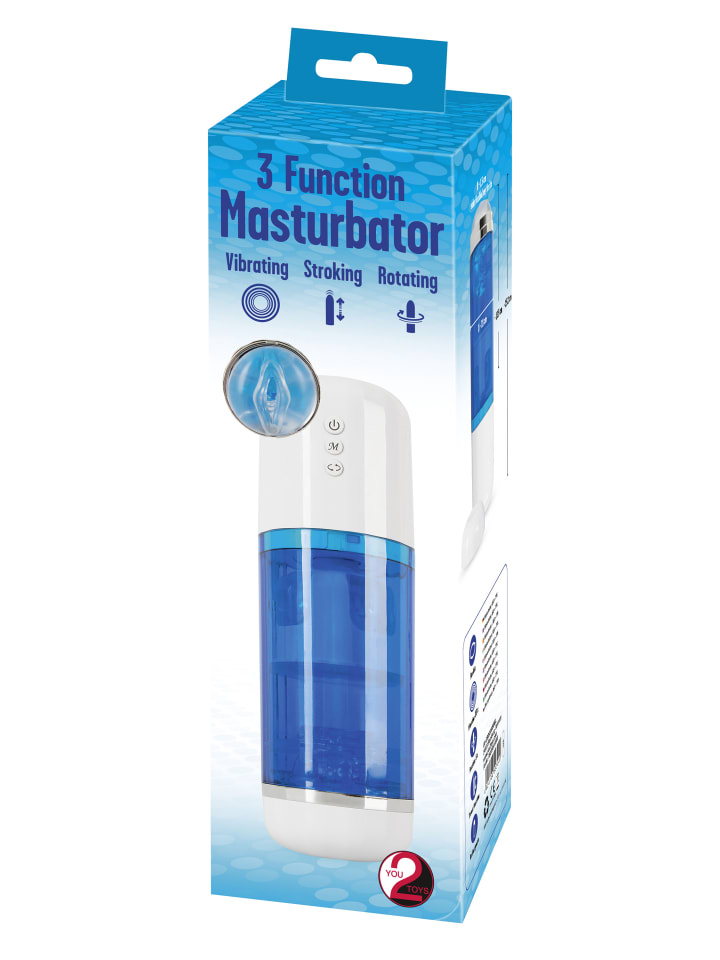 You2Toys Masturbator 3 Function Masturbator in weiß günstig kaufen 25 cm