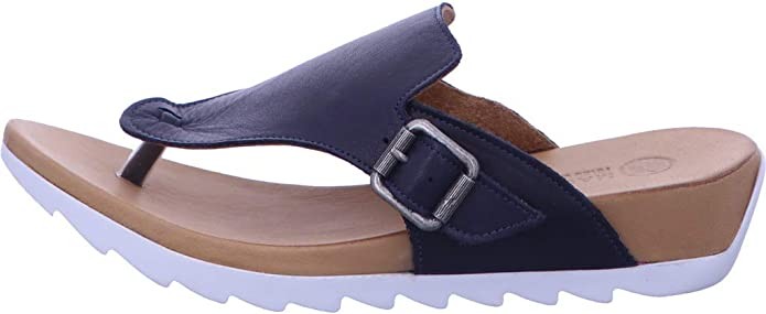 WOLKY Komfort Sandalen blau Roll Slipper