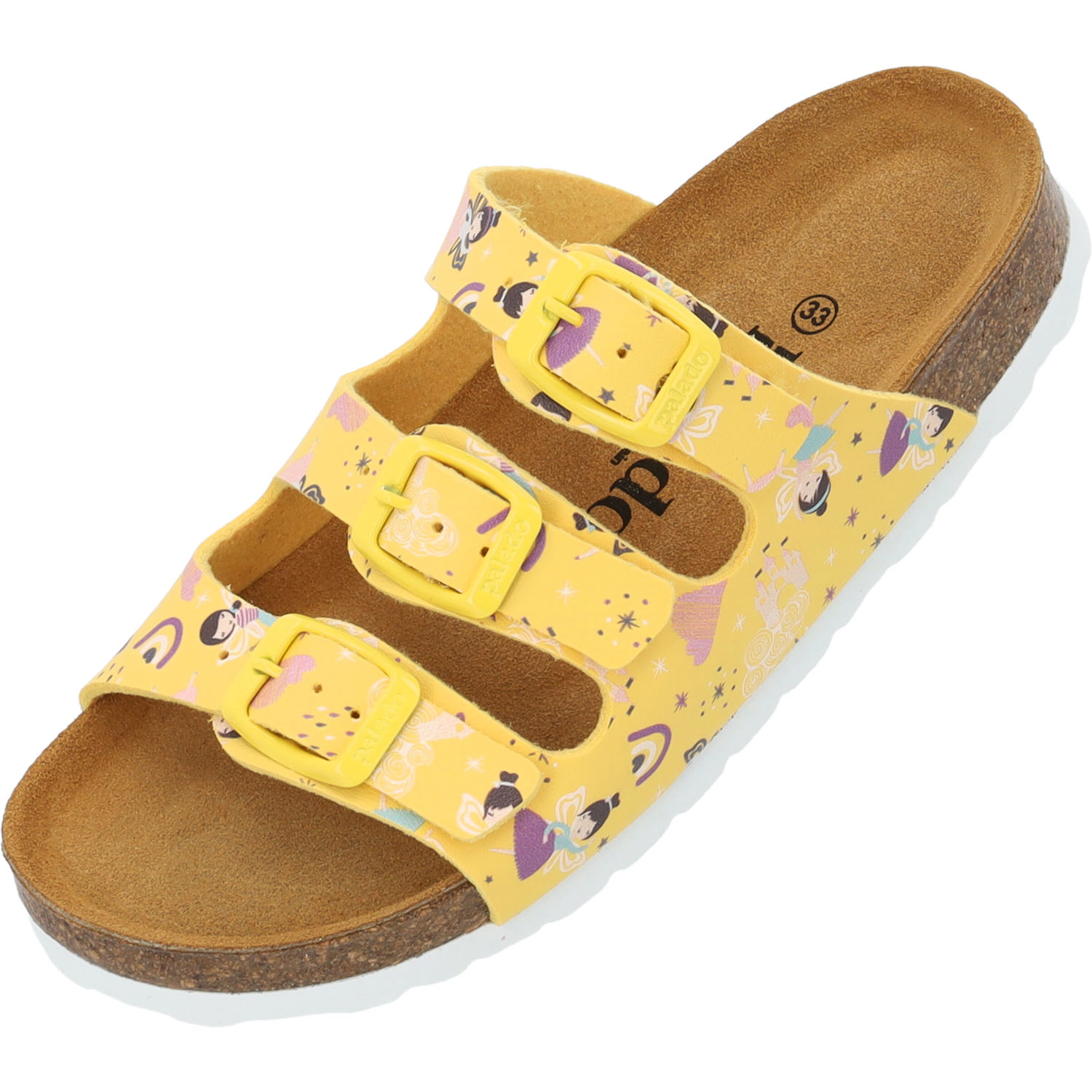 Palado Kids Capri G Print, Pantoletten, Kinder, Gelb Fairy