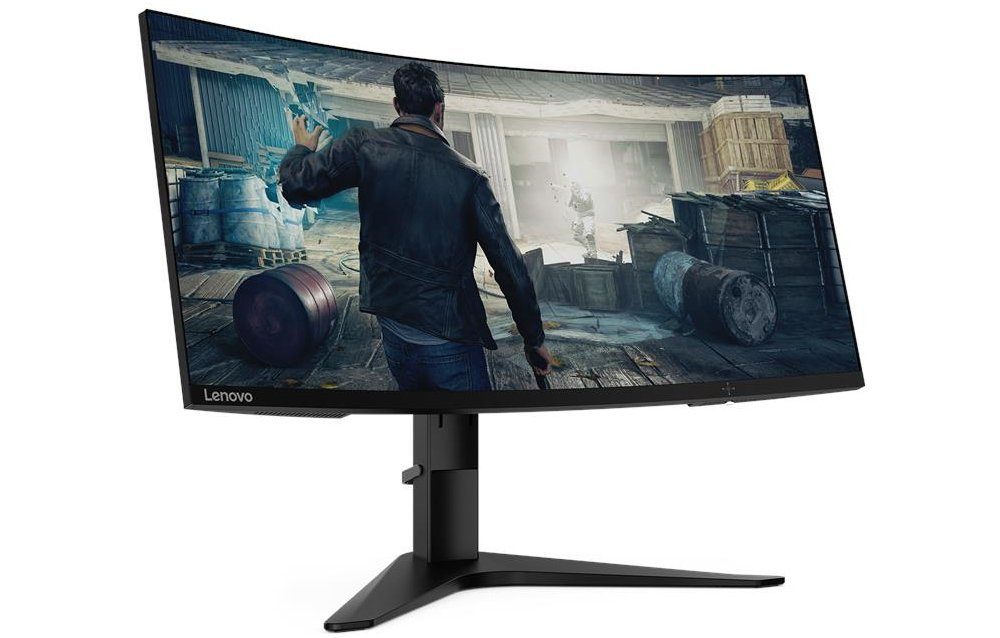 Lenovo G34w-10 schwarz Gaming-Monitor Curved-Gaming-Monitor (86,40 cm/34 
