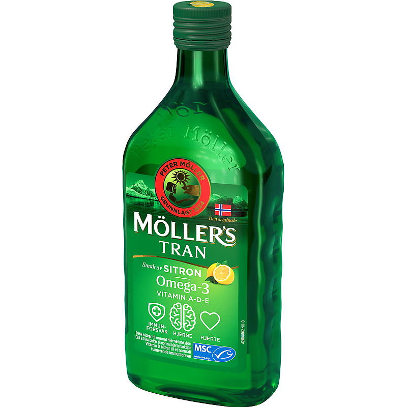 Möller's Möller's Tran 500 ml Sitron
