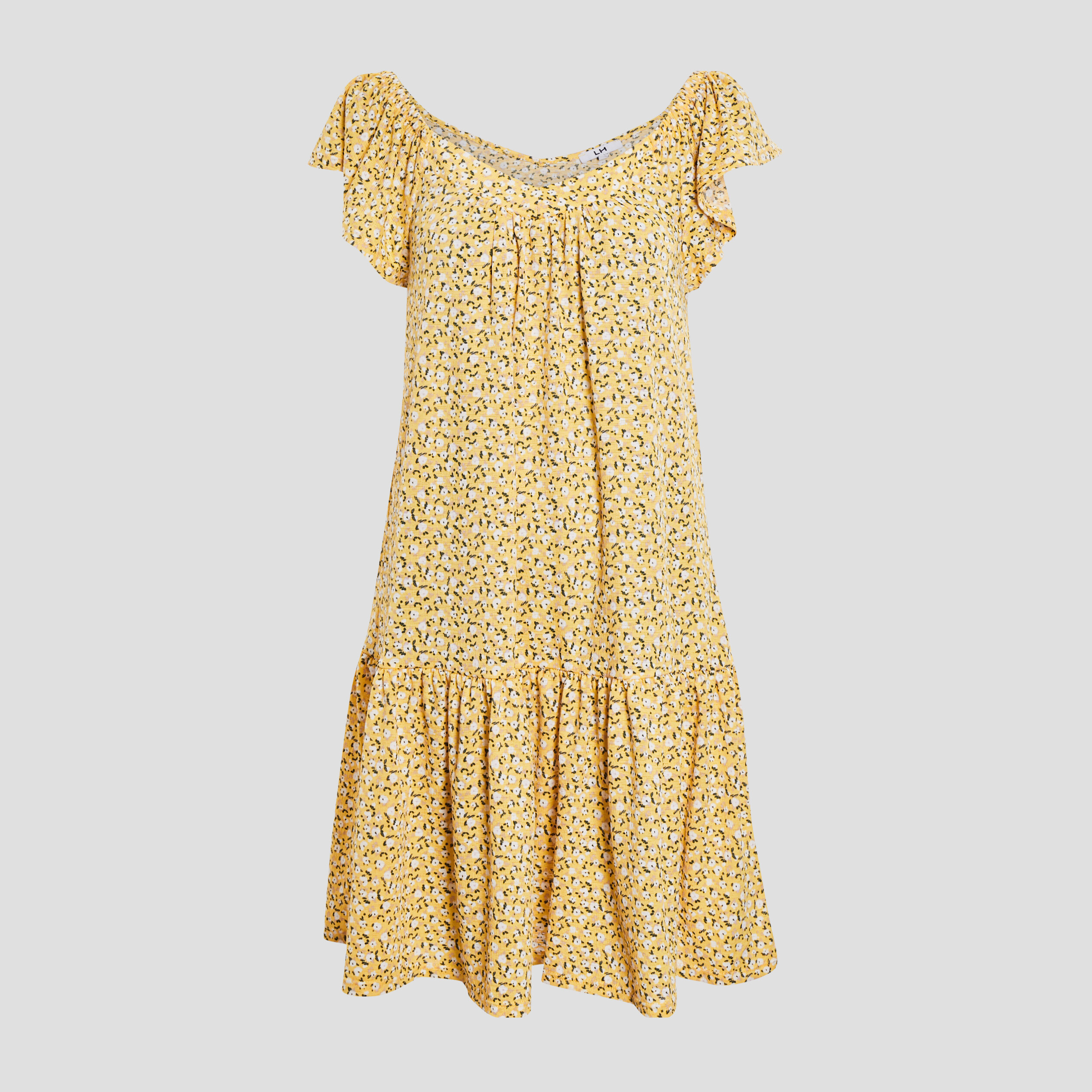 Robe patineuse jaune citron femme | La Halle