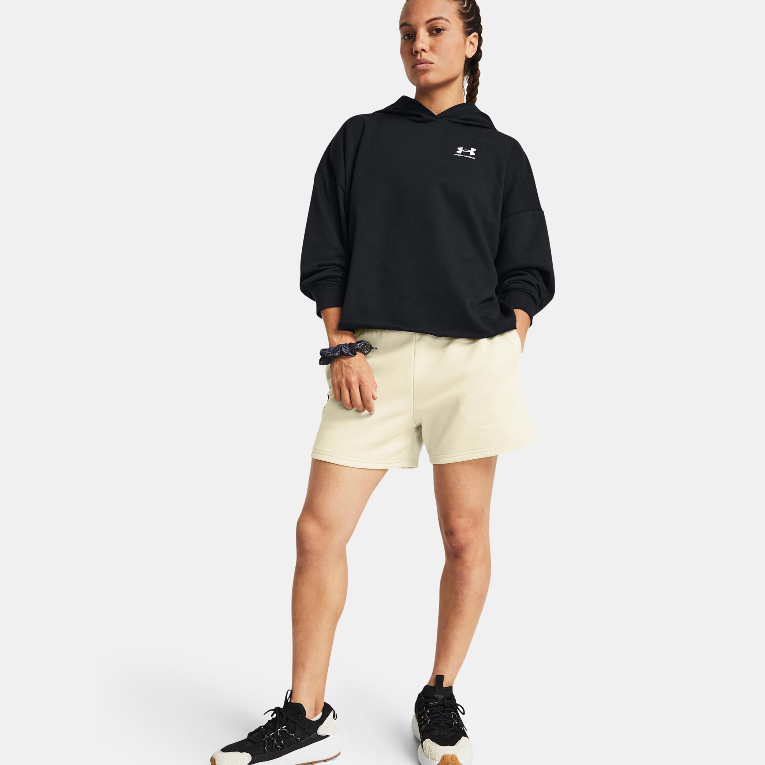 UA Rival Terry OS Hoody Damen - Schwarz