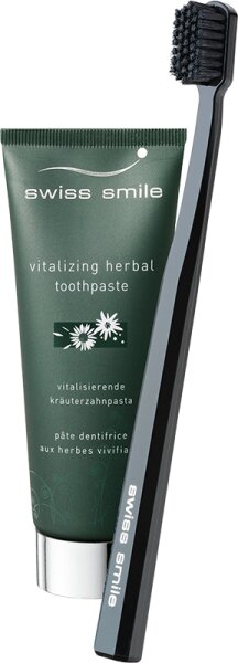 Swiss Smile Herbal Bliss Zahnbürste & Zahnpasta Pflegeset