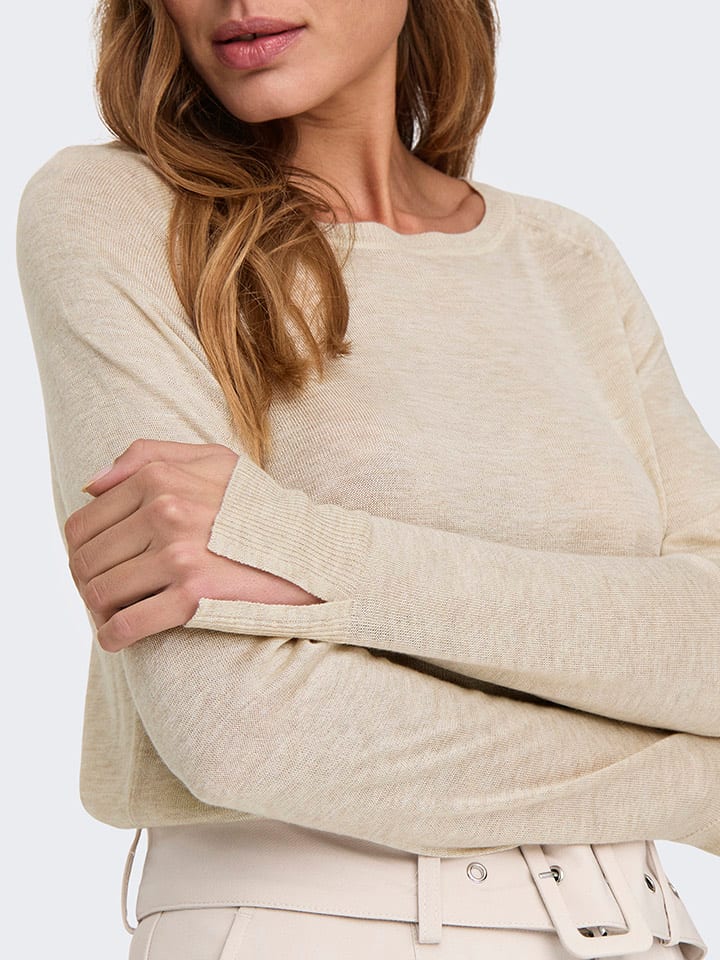 ONLY Pullover in Beige günstig kaufen