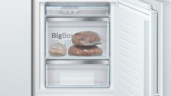 BOSCH Einbaukühlgefrierkombination 6 KIS86AFE0, 177,2 cm hoch, 55,8 cm breit