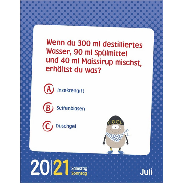 WISSEN FÜR KIDS TAGESABREIßKALENDER 2024 - Kalender