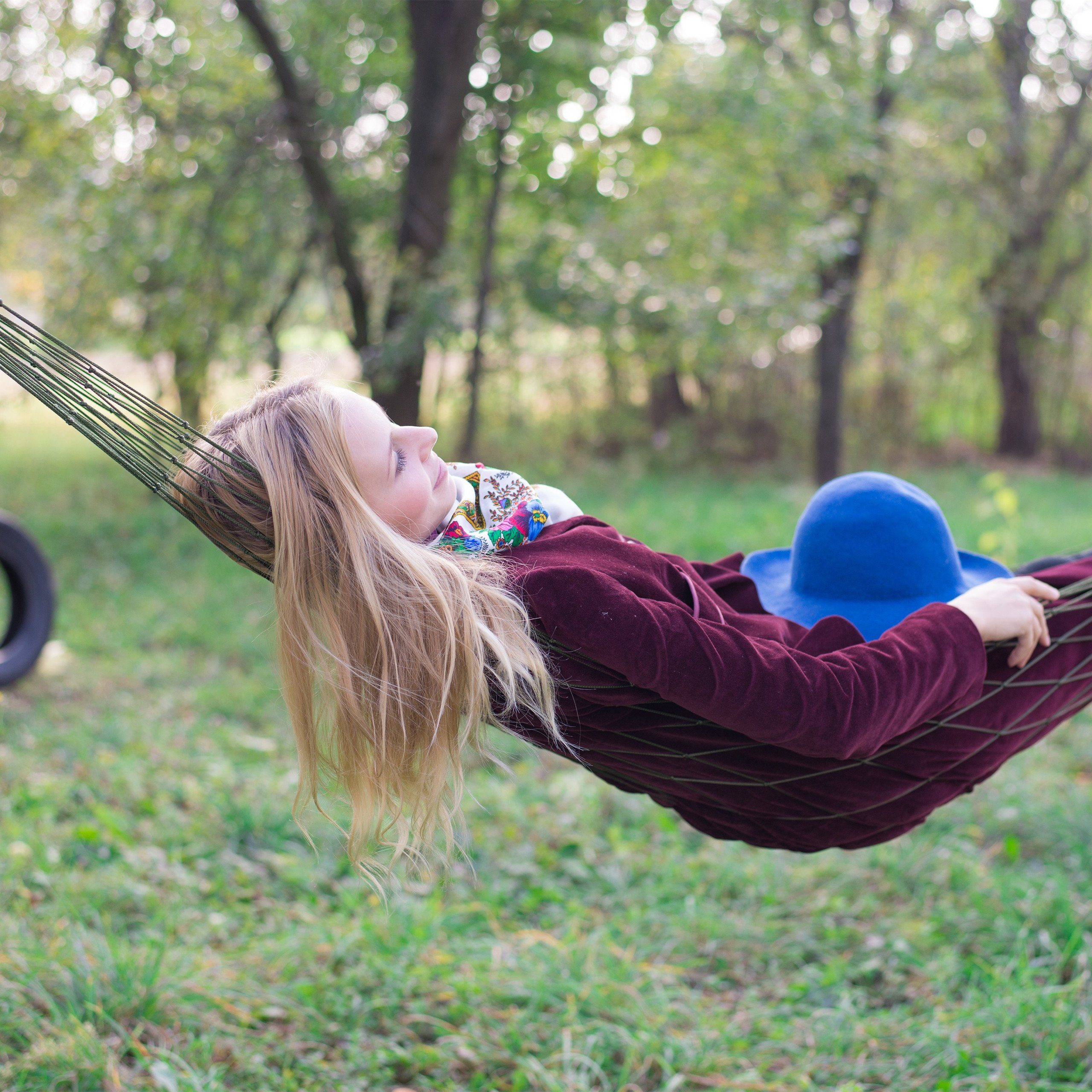 relaxdays Hängematte Netzhängematte für 1 Person, Grün