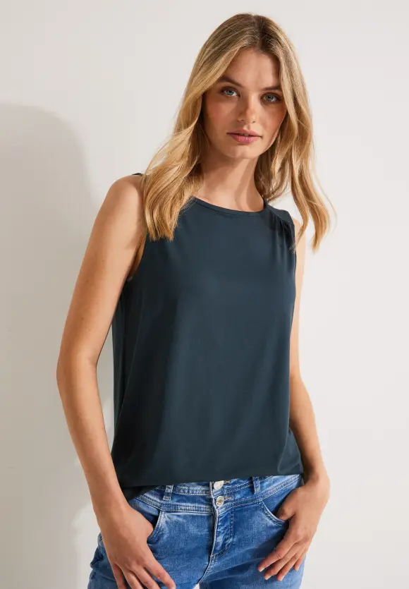 Street One Basic Top in Unifarbe