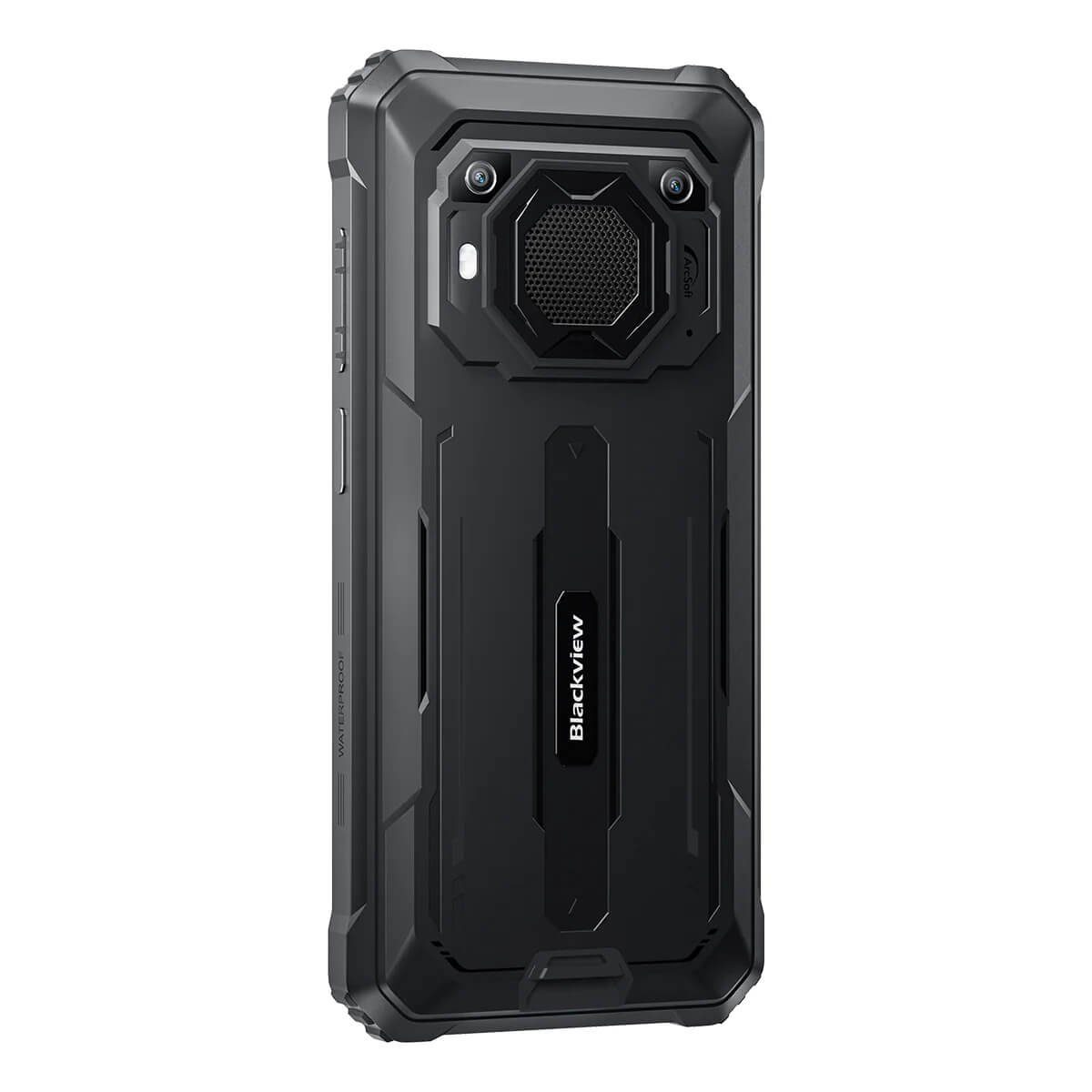 blackview BV6200Pro Schwarz Outdoor Handy (16,66 cm/6,56 Zoll, 8 GB Speicherplatz, 13 MP Kamera, 13000mAh Akku, Helio P35 Octa Core, 98dB Lautsprecher, Baustellenhandy)