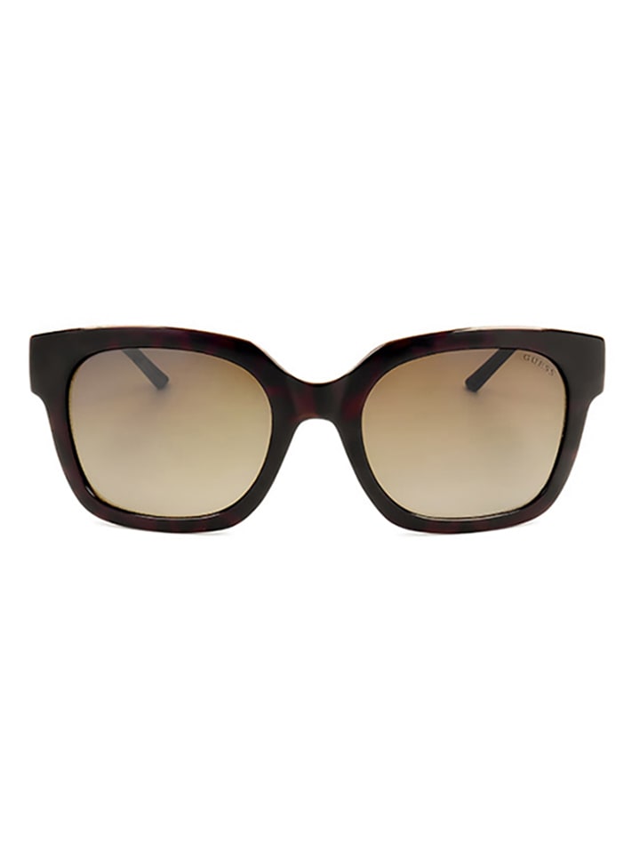 Guess Damen-Sonnenbrille in Braun günstig kaufen 55