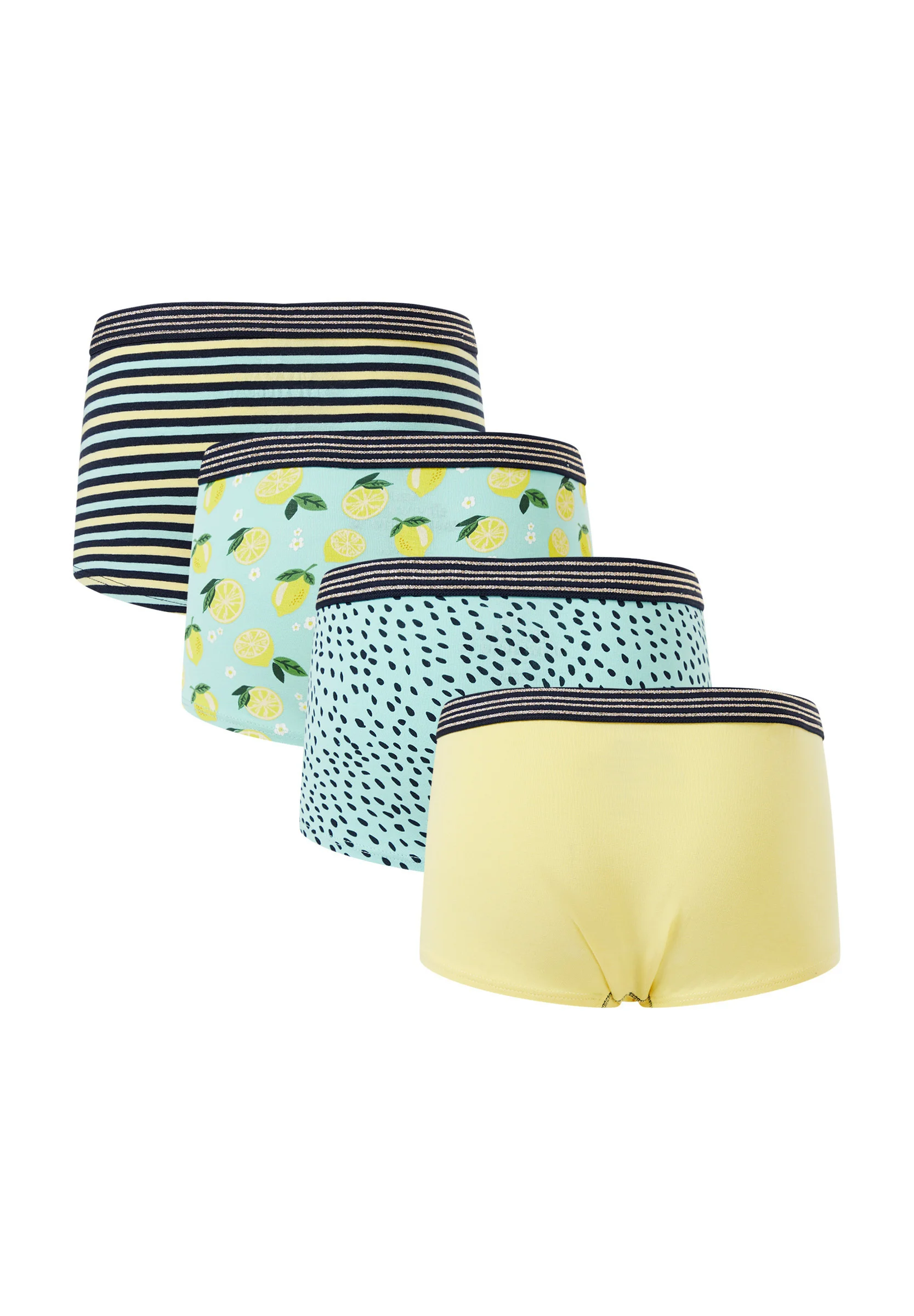 WE Fashion HIPSTERS PAQUETE DE 4 - Braguitas