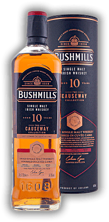 Bushmills 10 Years Causeway Collection 10/21 Cuvee Cask 54,8% Bushmills 10 Years Causeway Collection 10/21 Cuvee Cask 54,8% Limited Edition - Rare Cask Finished aus der Causeway Collection. Alter 10/21 - 0,7	 Liter - Vol 54,8%