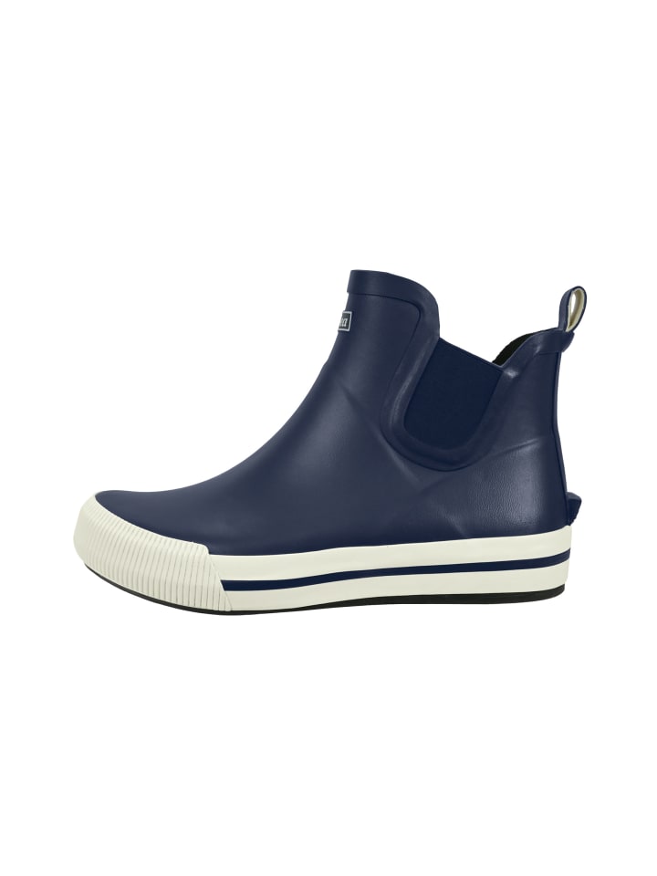 MADSea Gummistiefelette Short Story in Dunkelblau/Weiß günstig kaufen